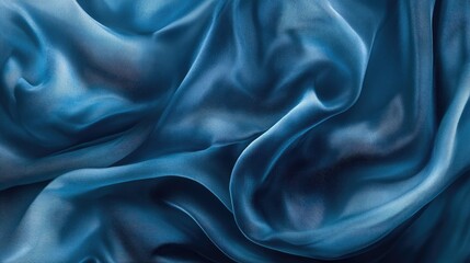 Obraz premium Soft Blue Textile Fabric Closeup for Elegant Background Design