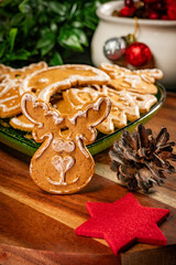 Christmas gingerbread cookies.