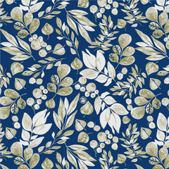 Seamless Patterrn Design Art Illustration Floral