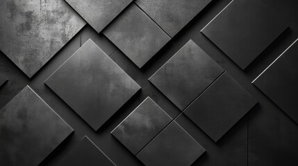 Black white abstract background geometric pattern made Modern and grey