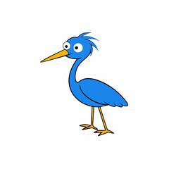 Playful Cartoon Bird Artwork for Digital and Print Projects