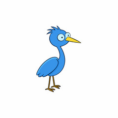 Adorable Blue Bird Graphic for Craft and DIY Use