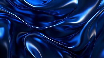 Obraz premium Dark blue shiny abstract background with copy space for design. Long web banner. Website header. Christmas, New Year, birthday, anniversary, holiday, celebration, holiday concept.