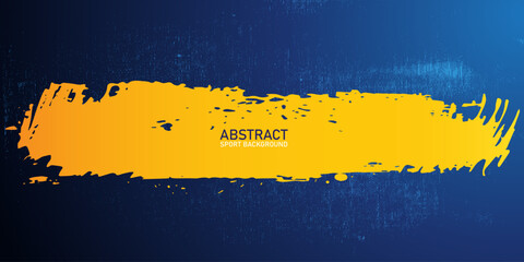 Abstract yellow blue background. Dynamic sport texture vector illustration