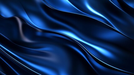 Obraz premium Dark blue shiny abstract background with copy space for design. Long web banner. Website header. Christmas, New Year, birthday, anniversary, holiday, celebration, holiday concept.