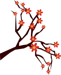 Branch Flower Lunar New Year 