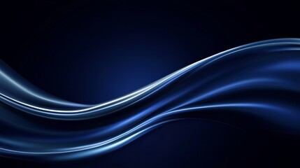 Obraz premium Dark blue shiny abstract background with copy space for design. Long web banner. Website header. Christmas, New Year, birthday, anniversary, holiday, celebration, holiday concept.