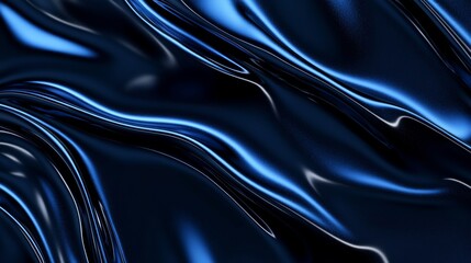Fototapeta premium Dark blue shiny abstract background with copy space for design. Long web banner. Website header. Christmas, New Year, birthday, anniversary, holiday, celebration, holiday concept.
