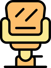 Comfortable barber chair providing relaxing experience for clients getting haircut in barbershop