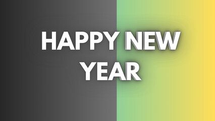 Happy new year letters banner, Happy new yeaR illustration. use forposter, banner, flyer, background