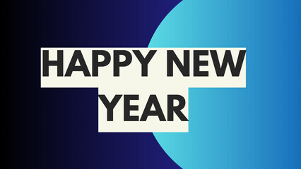 Happy new year letters banner, Happy new yeaR illustration. use forposter, banner, flyer, background