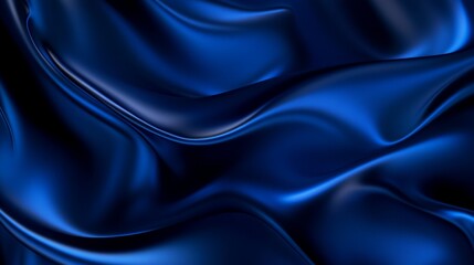 Obraz premium Dark blue shiny abstract background with copy space for design. Long web banner. Website header. Christmas, New Year, birthday, anniversary, holiday, celebration, holiday concept.