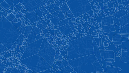 Wireframe Boxes. Sketch style