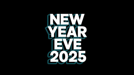 3d render of a new year sign on vintage background