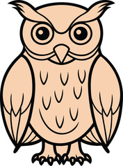 Owl design art and illustrato eps