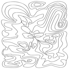 Groovy digital coloring pages. Hippie coloring book in vintage 60s style. Geometric retro design templates with Psychedelic flowers, mushrooms, rainbow and hand drawn elements. Vector illustration