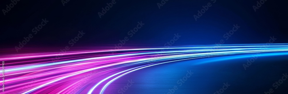 Poster a set of red horizontal lens flares with laser beams and horizontal light rays, creating beautiful l