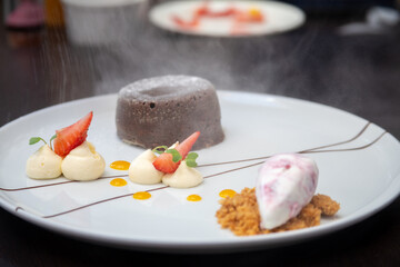 chocolate volcano