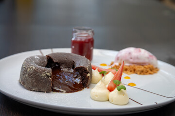 chocolate volcano
