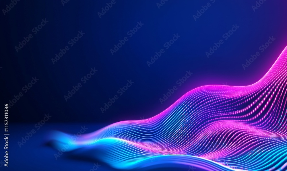 Poster abstract digital glitch background, screen malfunction, distorted texture pattern background, digita