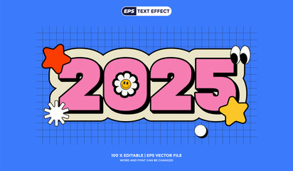 Futuristic Text Effect Design 2025: Modern and Creative Typography