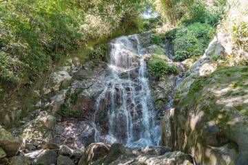 The beautiful waterfalls in minca.