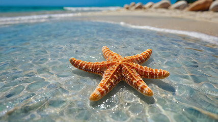 Starfish on the beach
