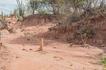 stunning ochre hills in tatacoa desert