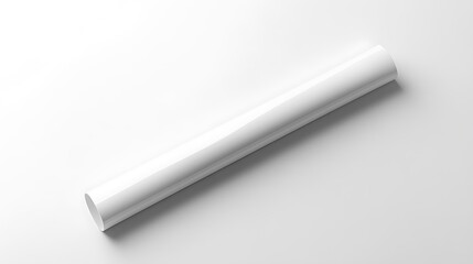 Designing minimalist white paper roll studio environment product