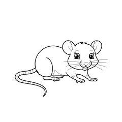 mouse coloring page
