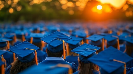 A student tossing their graduation cap in the air, celebrating the fulfillment of educational dreams