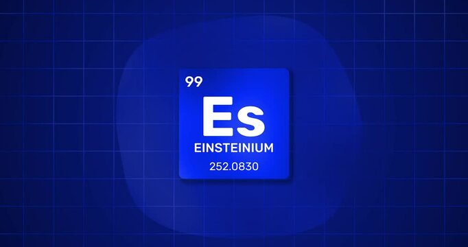 Einsteinium chemical element Periodic Table