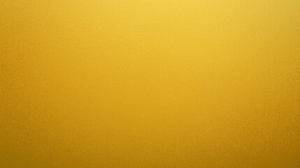 top view on solid yellow color paper sheet flat surface, texture background   