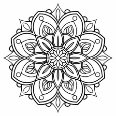 abstract floral ornament