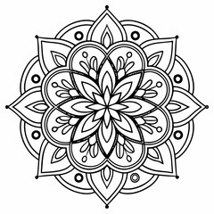 abstract floral ornament