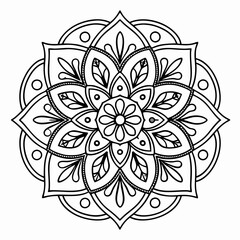 abstract floral ornament