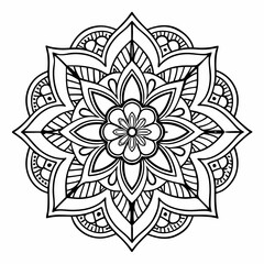 abstract floral ornament