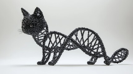 Obraz premium Ambient Feline Study