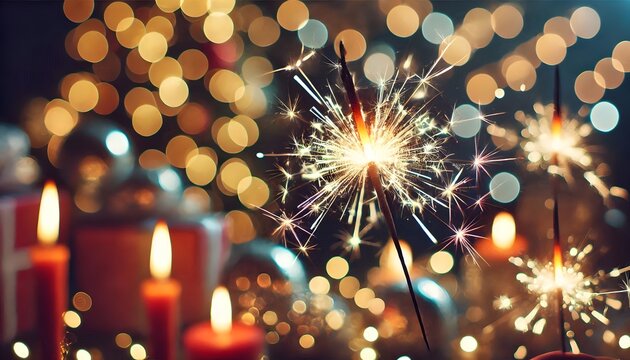New Year's Eve Sparkler Celebration