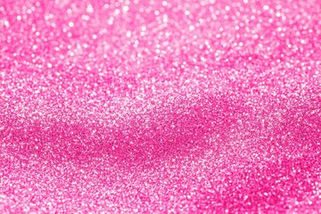 Fototapeta premium Dreamy pink bokeh background with sparkling glitter.