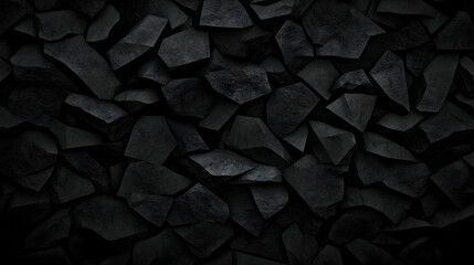 Dark 3D Rock Background Illustration