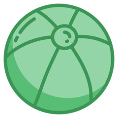 Obraz premium Beach Ball Icon For Design Element