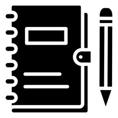 Fototapeta premium Travel Notebook Icon For Design Element