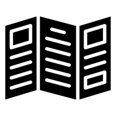 Travel Brochure Icon For Design Element