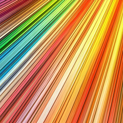 Vibrant Rainbow Stripes Abstract Background