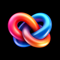 3D Abstract Knot Illustration