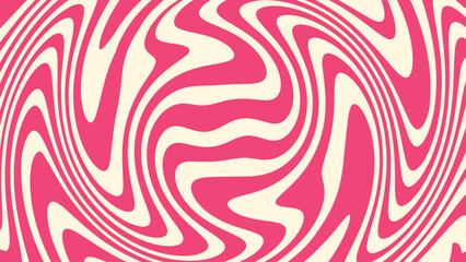 Pink and beige wave line abstract background