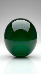 Dark Green 3D Sphere Illustration