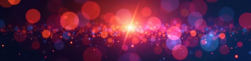 Abstract lens flare, vibrant light bursts on dark background, light, lens flare, sunlight