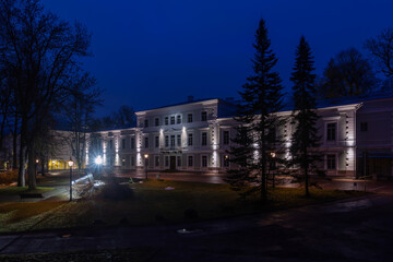 Tartu city on Christmas night 2024